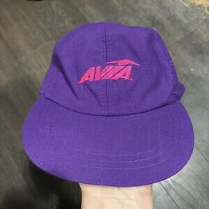 vintage embroidered avia stretch back hat 90s OS